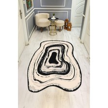 Dolce Mariee Modern Lazer Kesim Dijital Baskı Kaymaz Taban Halı H1022