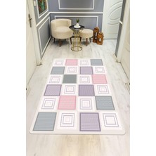 Dolce Mariee Modern Desenli Dijital Baskı Kaymaz Taban Halı H1029