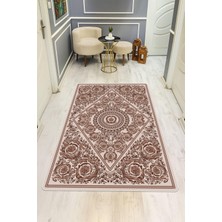 Dolce Mariee Modern Desenli Dijital Baskı Kaymaz Taban Halı H1096
