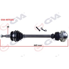 GVA Mtxdpn Komple Aks Sol Transporter T5 1.9 Tdi 03-11 645MM Axb-Axc