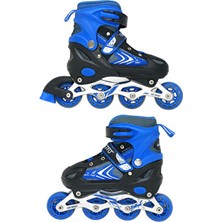 Toysnet Ayarlanabilir Işıklı Çocuk Paten 4 Teker, Frenli, Mavi/kırmızı/pembe 30-33 - 34 37 - 38 41
