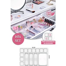 Vigentino 14'lü Dolap Içi Çekmece Içi Takı Makyaj Düzenleyici Organizer