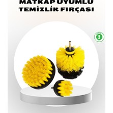 Zero Land Drnds 3’lü Matkap Ucu Fırça Seti – Derinlemesine Temizlik, Tüm Yüzeylerle Uyumlu