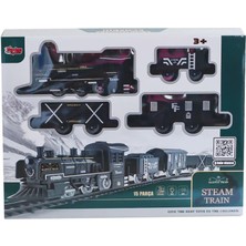 FF-1603C-4C Sesli ve Işıklı Buharlı Tren Oyun Seti -Vardem Oyuncak