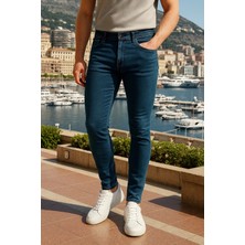 Comstar Erkek Premium Comfort Mavi Jeans Pantolon