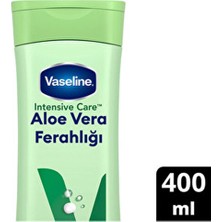 Vaseline Vücut Losyonu Aloe Vera Ferahlığı Kuru Ciltler Için 400 ml