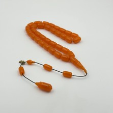 Usta Işçilikli Alman Blok Sıkma Kehribar Tespih