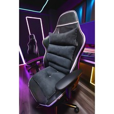 Siyah Renk Ortopedik Oyuncu ve Ofis Koltuk Merdeleri