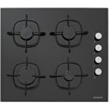 Silverline CS5335B02 60 cm Siyah Cam Ocak