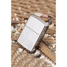  3k zippo görünümlü mat gümüş benzinli çakmak