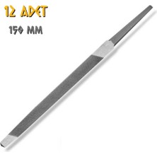 Sgs Üçgen Eğe Slim Ince Dişli 6" - 150 Mm. - 12 Adet