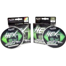 CetKing Hex Braid X8 Moss Green Pe Ip Olta Misinası 150MT 0.14 mm