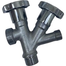 CetKing Çiftli Çatallı Çamaşır Makinesi Ara Taharet Musluk Ara Musluk