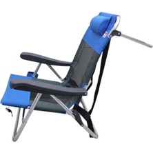 CetKing Chairs Beach Star Light Plaj Şezlong Sandalye Mavi