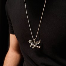 Umut Silver Kartal Figürlü 925 Ayar Gümüş Kolye Ucu