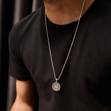 Umut Silver Kurt Motifli 925 Ayar Gümüş Kolye Ucu