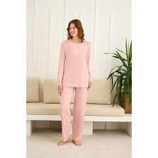 Nightlove Kadın Uzun Kollu Pijama Takımı