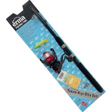 CetKing Star, Erma Tam Takım Olta Seti 135CM Kamışla, Erma Combo, Set Kiyi, 135CM, Siyah