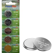 CetKing Adet 2430 CR2430 DL2430 3V Poundmax Lityum Düğme Pil, Uzun Raf Ömrü, Küçük Elektronik Cihazlar Için Uzaktan Kumandalar, Teraziler, Akıllı Ev Cihazları, Ölçüm Cihazları ve Hesap Makineleri