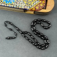 Bülbül Atölyeden Gümüş Işlemeli Abanoz Ağacı Tespih