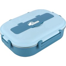 CetKing Badger 304 Paslanmaz Çelik Mavi Lunchbox 1000 ml ve 1 Adet Çelik Kaşık, Dayanıklı Kamp Ekipmanları, Kamp Aksesuarları, Açık Hava Sporları, Doğa Sporları, Yürüyüş, Kamp Mutfağı, Kamp Malzemeleri