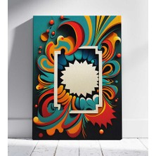 Patlayan Renkler Kutlaması Salon Oturma Odası Kanvas Tablo Duvar Resim