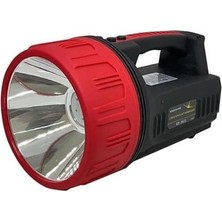 CetKing W LED Uzun Aramalı 5000 Metre Süper Projektör Fener Adaptör Şarjlı El Feneri