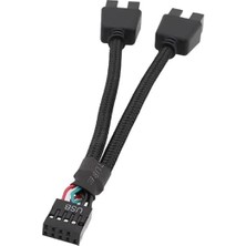 CetKing USB Çoklayıcı 2.0 9 Pin Başlık Hub Splitter Adaptörü Dönüştürücü