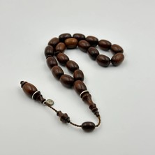 Şükrü Baba Imzalı 19 Habbe Gümüş Halka Detaylı Yılan Ağacı Tespih