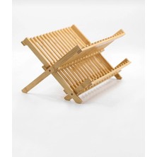 Mafa Home Lüks Katlanabilir Bambu Bulaşıklık Tabaklık