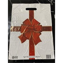 takviyeli baskılı mağaza poşeti 50 adet (no:3) 33x45cm el geçmeli renkli poşet