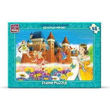 CetKing Çocuk Puzzle 48 Parça Şato'nun Perileri