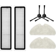 CetKing Dreame D10S D10S Pro Uyumlu Hepa Filtre Yan Fırça Mop-6 Parça