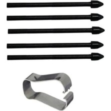 CetKing Galaxy Tablet S Pen Kalem Yedek Ucu (5ADET) S6/s7/s8/s9/lite/fe/plus S21ULTRA/S22ULTRA/S23ULTRA Siyah