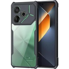 CetKing Tecno Pova 6 Pro ile Uyumlu Airbag Serisi Darbeye Dayanıklı Köşe Korumalı Tpu Kılıf - AL3370