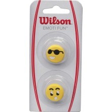 CetKing Emoti-Fun Sun Glasses/surprised Antivibrador Tenis, Unisex-Yetişkin, Sarı (Sarı), Tek Beden