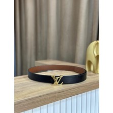 Erdesign Kadın Siyah Gold Detaylı Kemer Kadın Kemer Siyah Kemer