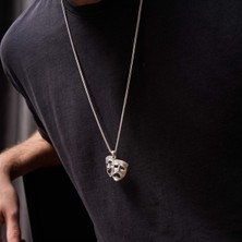 Umut Silver Tiyatro Maske Figürlü 925 Ayar Gümüş Kolye Ucu