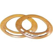 Çanta Sapı Oval Açık Kahverengi 18 cm