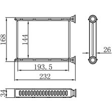 Oris Mtxdpn Kalorifer Radyatörü Brazing Fluence 1.5 Dci Mgn Iii 08 - 144X193X26 Oto.-Mek.