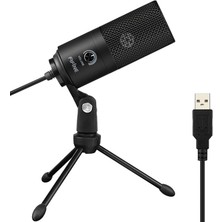 CetKing USB Mikrofon, Dizüstü Bilgisayar Için Metal Kondenser Kayıt Mikrofonu Mac Veya Windows Kardioid Stüdyo Kayıt Vokalleri, Seslendirmeler, Yayın Akışı ve Youtube VIDEOLARI-K669B
