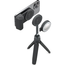 Shiftcam Fotoğraf-Video Çekim Kiti Magsafe Powerbank Özellikli LED Işıklı Vlog Seti Midnight