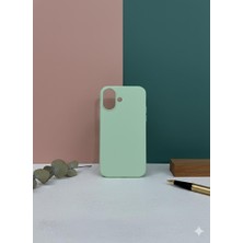 Firo Apple iPhone 16  Kılıf Kadife Lansman Soft Yumuşak Silikon Kamera Korumalı Kapak