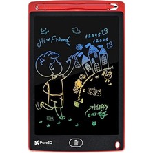 Burnis Toy Deniz 10.5 Inç LCD Yazı Tahtası Çok Renkli Eğitici İçerik ile Çocuklar İçin Eğlenceli Oyun