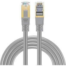 CetKing ICAT8-02G Cat8 S/ftp 40GBPS 2000MHZ High SPEED%100 Copper Network Kablo 2 Metre-Gri
