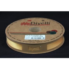 Biye Saten Katlı 034 Sarı 2 cm 25 Metre %100 Polyester
