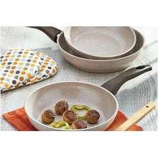 CetKing Safran Granit 3'lü Tava Set