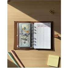 Bütçe Ajandası | Bütçe Planlayıcı Cüzdan (Acı Kahve)