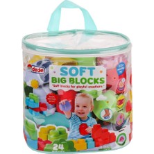 04008 Yumuşak Big Bloklar Çanta 24 Parça -Fentoys