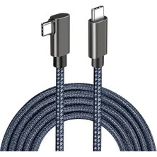 CetKing Quest ile Uyumlu Link Kablosu 6mt, 5gbps USB Hızlı Veri Aktarımı, Hızlı Şarj Usb-C, Quest 2 Uyumlu (Type C To Type C)
